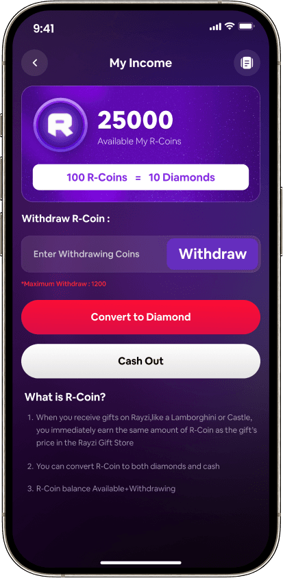 Income & Withdraw
