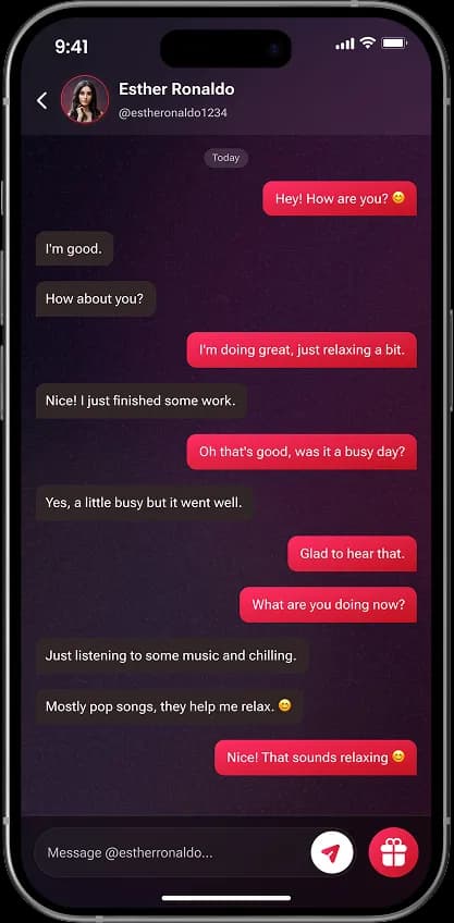 Private chat with creator