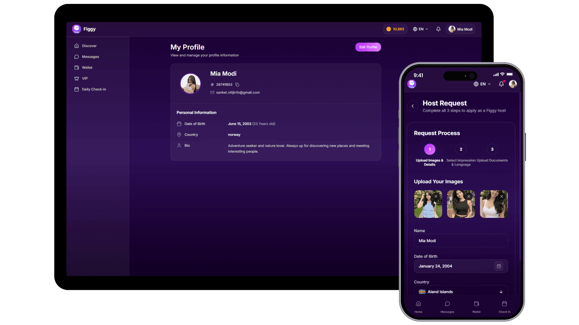 Figgy web — Profile