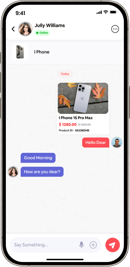Listify chat conversation