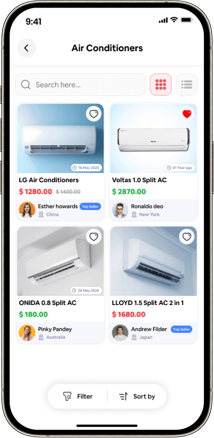 Listify open category listings