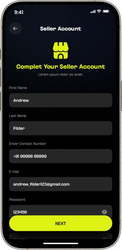 Seller Signup