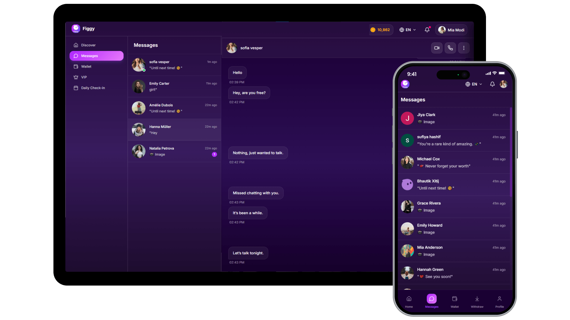 Real-Time Chat & Messages Across All Devices