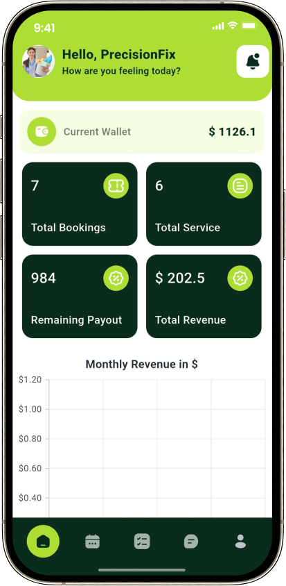 Handy agency dashboard