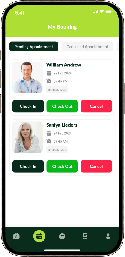 Handy expert booking management