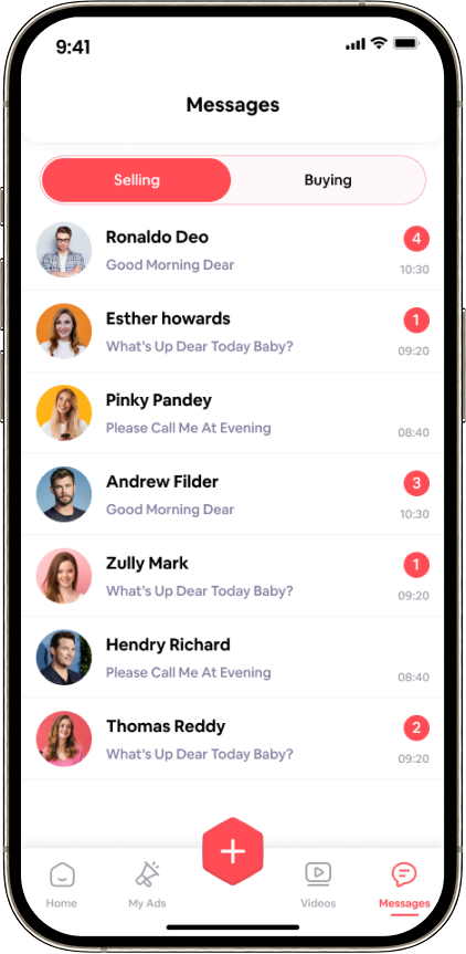 Listify messages