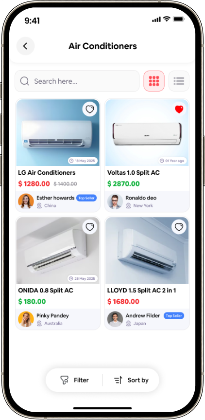 Listify open category listings