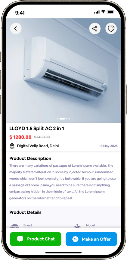 Listify product detail