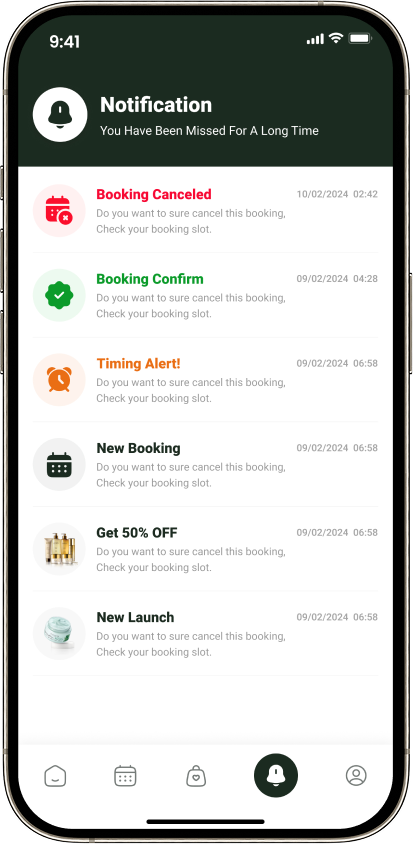 Multi Salon notifications