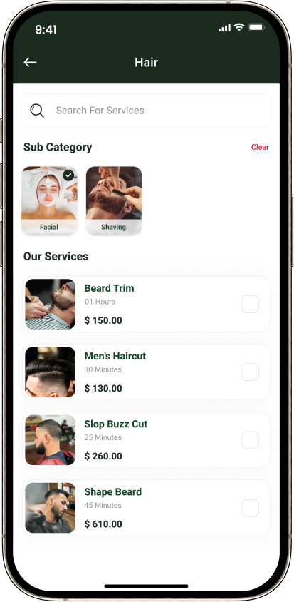 Multi Salon search services