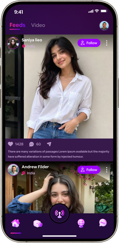 Social feeds