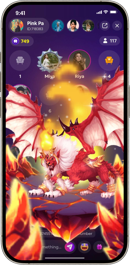 Animated gift dragon