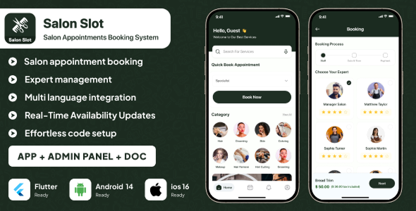 Salon Booking App