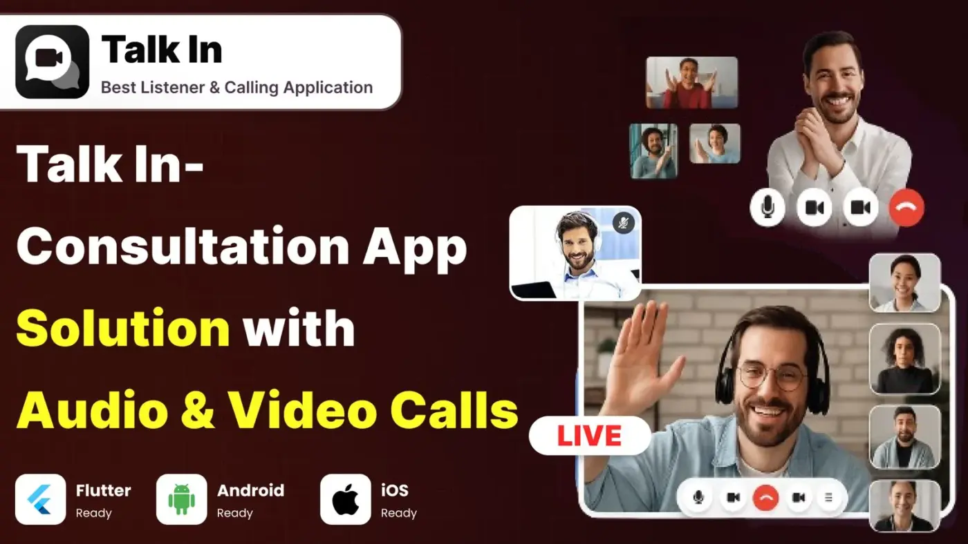 Talkin – Consultation App Solution with Audio & Video Calls